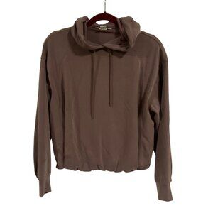 Athleta‎ Seasoft Bubble Hem Hoodie in Smokey Rose Size XS